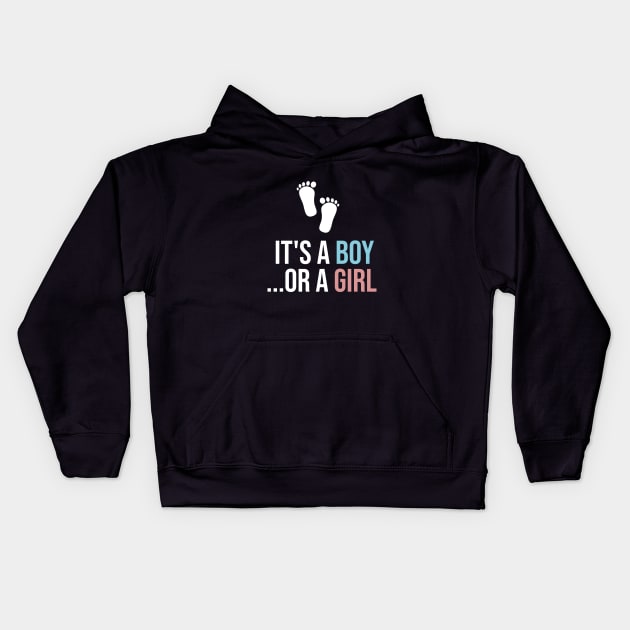 It's a boy ...or a girl Kids Hoodie by cypryanus